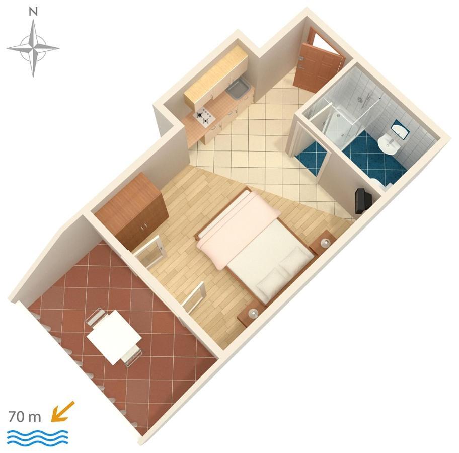 Apartments By The Sea Stara Novalja, Pag - 6469 Bagian luar foto