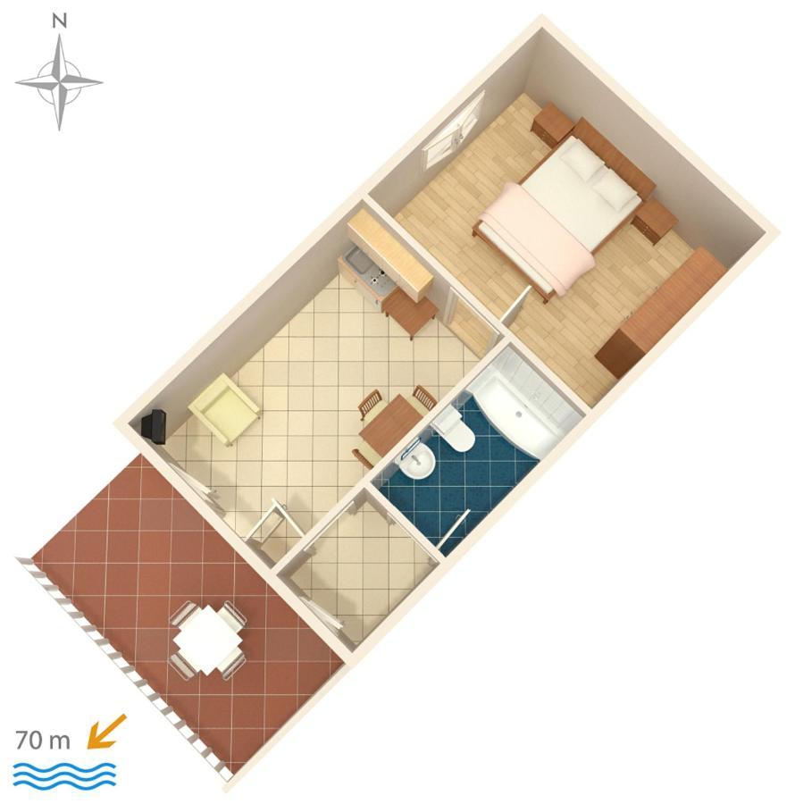 Apartments By The Sea Stara Novalja, Pag - 6469 Bagian luar foto