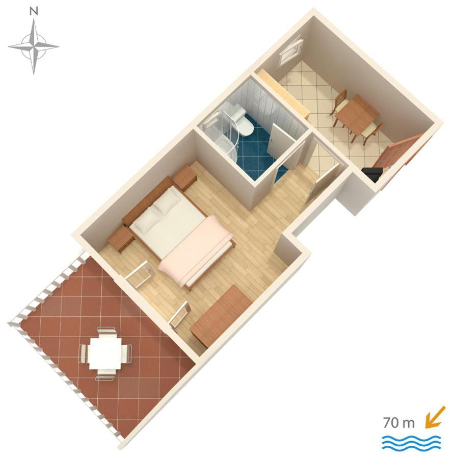 Apartments By The Sea Stara Novalja, Pag - 6469 Bagian luar foto